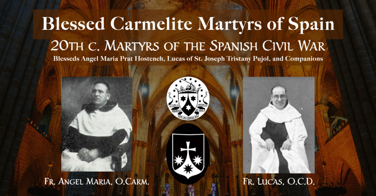 Ngày 4/5: Lễ nhớ Các Chân Phước Angelus Maria Prat Hostench, Luca Thánh Giuse Tristany Pujol, Linh Mục, Và Các Bạn Tử Đạo